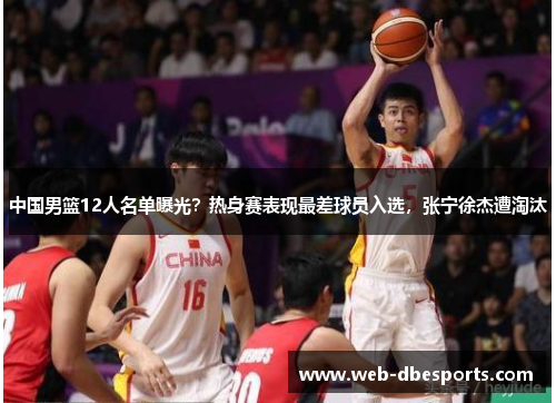 中国男篮12人名单曝光？热身赛表现最差球员入选，张宁徐杰遭淘汰
